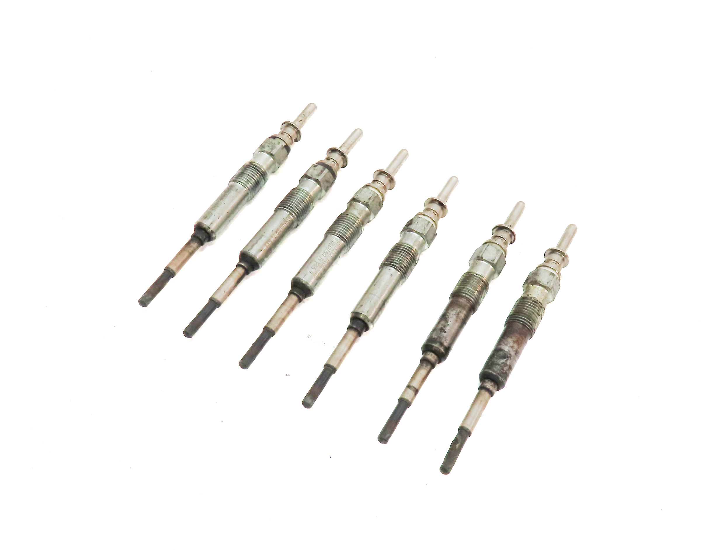 2012 BMW X5 (E70) 3.0L DIESEL (M57Y) ENGINE GLOW PLUG SET/6 — exact item pictured